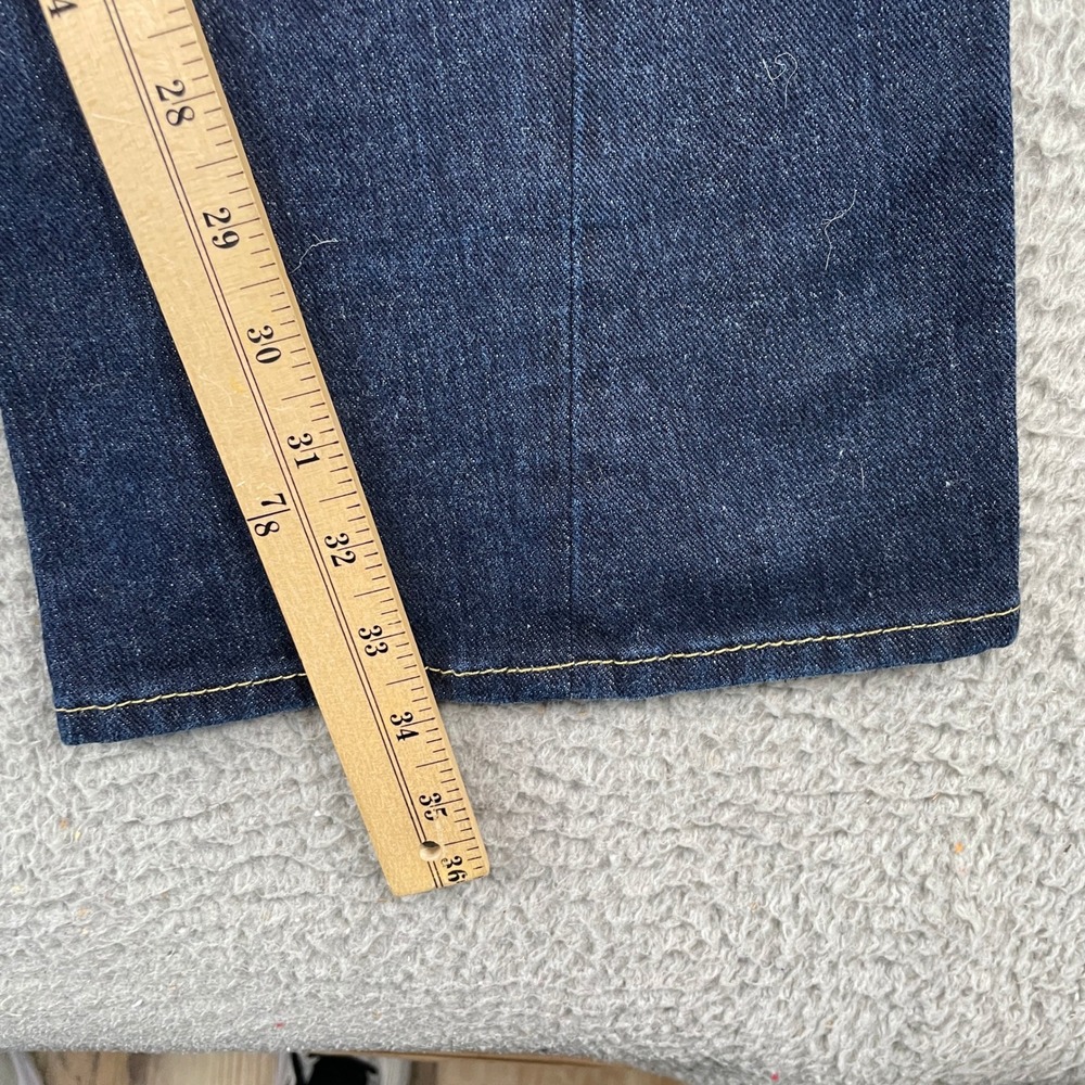 True Religion Jeans Womens 25 Blue Joey Flare Low Rise Horseshoe Pockets Denim - Picture 5 of 11